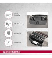 Connex, 26" Medium Hardside Case, Grey