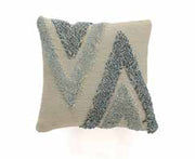 Pluchi Arrowhead Cushion Cover Sky Blue, Steel Blue & Natural