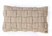 Pluchi Basket Knit Cushion Cover 30 cm x 50 cm Sandy Brown