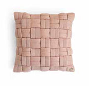 Pluchi Basket Knit Cushion Cover Cameo Pink