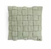 Pluchi Basket Knit Cushion Cover Pistachio Green