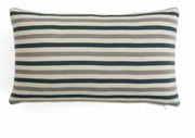 Pluchi Candy Stripes Cushion Cover Champion Blue, Natural & Light Grey