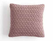 Pluchi Criss Cross Cushion Cover Pewter
