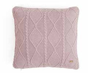Pluchi Cushion Covers Cable Moss Dull Rose