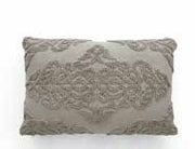 Pluchi Damask Cushion Cover Light Grey