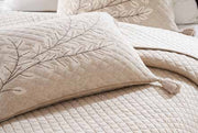 Pluchi Decor & Bedding Freya PLBCFE48 Light Beige Melange & Natural