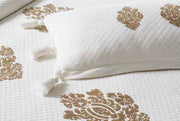 Pluchi Decor & Bedding Matilda BCEMB034 Ivory & Stone