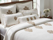 Pluchi Decor & Bedding Matilda BCEMB034 Ivory & Stone