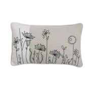 Pluchi Embroidery Cushion Cover Ivory 30.50