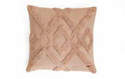Pluchi Fret Cushion Covers Design 2 Blush Pink