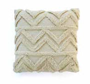 Pluchi Fret Cushion Covers Design 3 Natural
