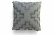 Pluchi Fret Cushion Covers Light Grey