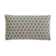 Pluchi Geometric Cushion Cover 30 X 50 Alice Blue & Natural