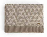 Pluchi Knitted Throws Geometric Throws Stone & Natural