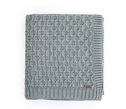 Pluchi Knitted Throws Kelly Knit Throws Medium grey