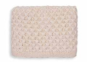 Pluchi Knitted Throws Popcorn Knit Natural