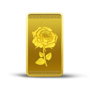 ROSE 24K (999.9) 10 GM GOLD BAR
