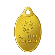 ROSE PENDANT GOLD 24K 2 GM (999.9)