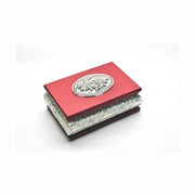 Rectangle Shaped Wooden Silver Box