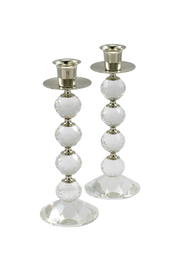Round Crystal Candle Stand (Pair)