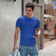 Ruffty DTG Round Neck T-shirt-Royal Blue