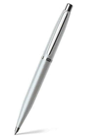 SHEAFFER Strobe Silver 9400BP + QUIKRITE Leatherette Brown
