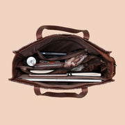 Seashell Motif White Office Tote Bag
