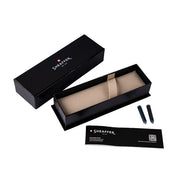 Sheaffer® VFM Polished Chrome Fountain Pen With Gold Trims - Fine