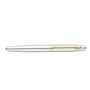 Sheaffer® VFM Polished Chrome Rollerball Pen With Gold Trims