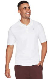Skechers White Polo Neck T-shirt