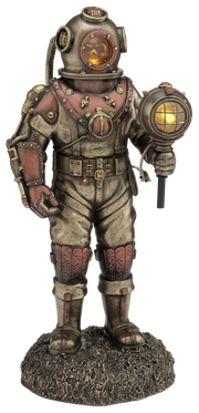 Steampunk Home Decor Diver Statue