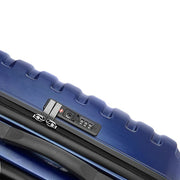 Safari Twister Midnight Blue Trolley Bag with Dual Wheels & TSA Lock