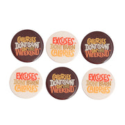 Tea Coasters - Weekend sans Calories!