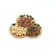 Three Sided Gold Platter ,Size-Medium