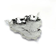 Three Sided Handle Silver Platter Size-Medium