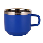 Trillion (Satin) Blue Temperature Bottle With 2 Steel Cups EK37334