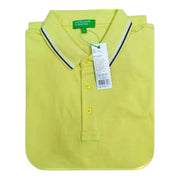 UCB Lycra Lemon Yellow T-shirt with Tipping