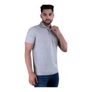 UCB Poly-Cotton Polo Neck T-shirt White