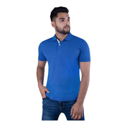 UCB Poly-Cotton Polo Neck T-shirt White