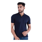 UCB Poly-Cotton Polo Neck T-shirt White
