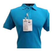USPA Polo Neck T-shirt Blue Atoll