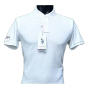 USPA Polo Neck T-shirt Blue Atoll