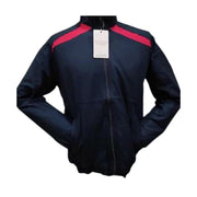 USPA Windcheater Jacket Navy Blue with Red