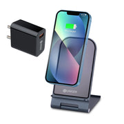 Uni stand Flex wireless charger, Black
