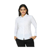 Van Heusen Women's work wear Formal Shirt CVC White (Wrinkle Free)