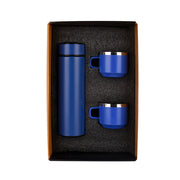 Wizard Matte Blue Temperature Bottle With 2 Steel Cups EK37331