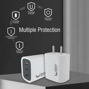 Ubon CH-1000 Fasto Power 45W PD Charger With Triple Ports