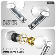 Clearpods - Transparent TWS Earpods with 2000mah Powerbank
