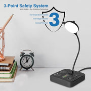 Ubon Ustaad EXT-331, 8-IN-1 2500W and 2.4-Ampere Extension Board with LED Lamp