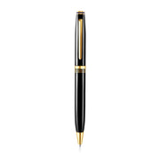 Lapis Bard Contemporary Ballpoint Pen Black with Gold Trims